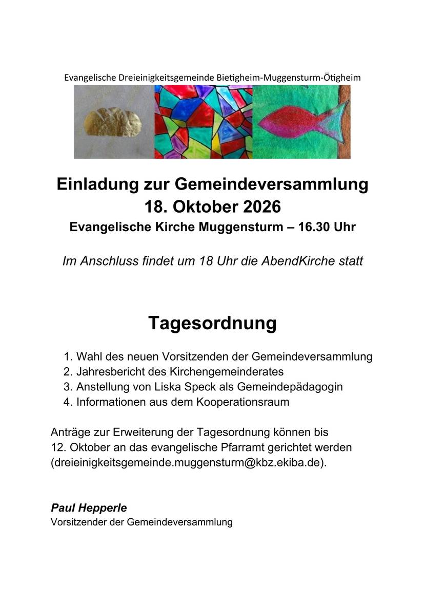 Quelle: Dreieinigkeitsgemeinde